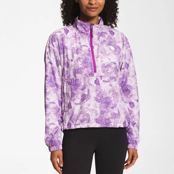 The North Face Hydrenaline Pullover Size Medium NWT Lupine Print - Picture 2 of 16
